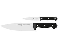 ZWILLING Set de cuchillos, 2 piezas, Cuchillo mechador de guarniciÃ³n, Cuchillo de cocina, Mango especial de acero inoxidable/plÃ¡stico, Twin Chef