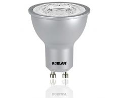 Roblan ECOSKYC100 Bombilla GU10, 7 W, Aluminio