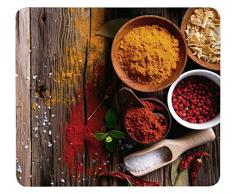 Wenko Diseño Placa Especias Abdeckplatte para Cristal y Cerámica, Tabla de Cortar, Vidrio Templado, Multicolor, 56 x 50 x 0,1 cm