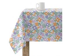 BELUM | Mantel 250x140 cm Antimanchas 100% algodÃ³n resinado Modelo 0120-244, Mantel NO Hule, Mantel Tacto algodÃ³n, Mantel Impermeable, Mantel Antimanchas Repelente lÃ­quidos