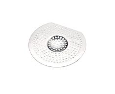 Kitchen Craft Colador para Fregadero, Aluminio, Plateado, 21x15.1x0.7 cm