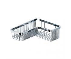 Pomdor - Jabonera Rejilla rincÃ³n 4 Cromo complementos