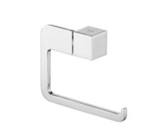 Bisk 02990 Futura - Portarollos de Papel higiénico sin Tapa (13,5 x 3 x 9,5 cm), Color Plateado