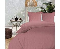 Intemporel Bohème - Juego de Funda nórdica (220 x 240 cm), Color Rosa