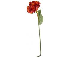 Better & Best 1971089 - Flor de hortensia artificial, grande, color rojo