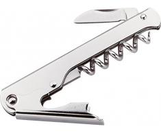 IRIS 944321 Sacacorchos de Camarero, Sintético, Plateado, 3x17x8 cm