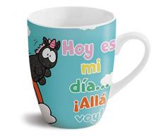 NICI Taza Hoy Es Mi DÃ­a Â¡AllÃ¡ Voy, Multicolor, Talla Ãºnica