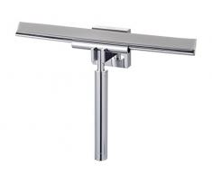 Haceka Mezzo Chrome Limpiacristales con Soporte, Metal, Gris, 5.2x25.8x17.4 cm