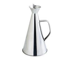 Quid Aceitera Antigoteo INOX 75Cl Renova, 4.39 litros, Acero Inoxidable, Transparente