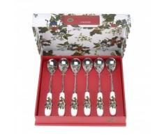 El muÃ©rdago y Ivy cucharas de tÃ©, Multicolor, Juego de 6