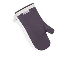 Le Creuset Guante de horno con manga extralarga, Talla única, Algodón, Gris, 95002300444000