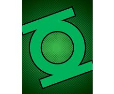 DC Comics 60 x 80 cm Green Lantern de símbolo Impresión de Lienzo