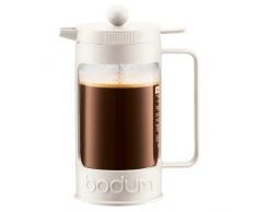 Bodum Bean Cafetera Ã©mbolo, Vidrio, De plÃ¡stico, Blanco Crema, Centimeters