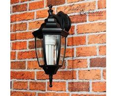 Rústico Aplique para exterior Lyon/E27 hasta 60 W 230 V/IP44 Impermeable/exterior lámpara de pared Lámpara Patio JardÃn