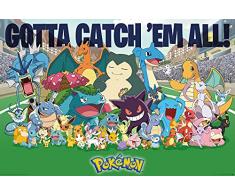 Pokemon Maxi Poster Todos los Tiempo Favoritos
