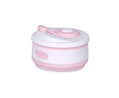 Helio Ferretti Vaso de Silicona Plegable, Rosa