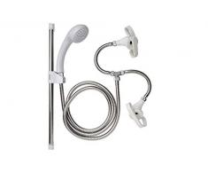 Croydex Push-Fit - Grifo de Ducha, Color Blanco