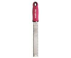 Microplane Zester Rallador, Acero Inoxidable, Rosa Fuerte, 32.50x3.5x2.56 cm