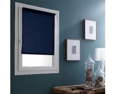 madecostore - Estor Enrollable Opaco, Color Azul Oscuro, 40 x 170 cm â Sin Perforaciones.