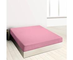 Burrito Blanco | SÃ¡banas bajeras 105x190/200 cm | Cama de 105 cm(+ Medidas Disponibles) | Tejido de AlgodÃ³n 100% | DiseÃ±o A8 Rosa