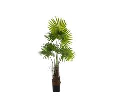 Planta Artificial de una Palmera de PU en Verde 140x20x20 cm