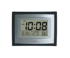 Technoline WS 8004 - Reloj de Cuarzo, Color Plateado Y Negro