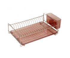 Sauvic Inoxidable Acabado Cobre Escurreplatos, Plano