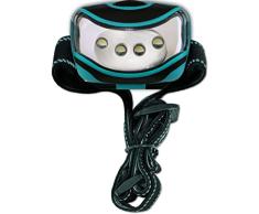VARTA Outdoor Sports Head Light 4X LED de 5mm, Incluye: 3 x LONGLIFE Power AAA, linterna para la cabeza, linterna, robusta (a prueba de caÃdas hasta 2 m) y carcasa a prueba de salpicaduras (IPX4)