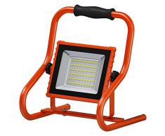 LEDVANCE Worklight LED recargable - Foco de construcciÃ³n LED de 110Â° 20W con 4 horas de duraciÃ³n de la baterÃ­a, 1600 lÃºmenes, 4000 K blanco frÃ­o, IP 44, cabezal de lÃ¡mpara orientable