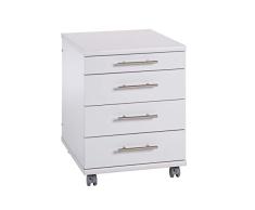 Cajonera con Ruedas para Muebles Colors, 701401, Color Gris Claro, Aprox. 41,6 x 50 x 56,9 cm.