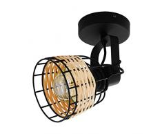 EGLO ANWICK 1 Lámpara de techo con focos, Negro