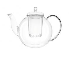 LEONARDO Armonia Un sola tetera 1200ml Transparente - Teteras (Un sola tetera, 1200 ml, Transparente, Vidrio, 192 mm, 175 mm)