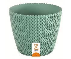 Zanvic Maceta Modelo Splofy 2, Menta, 22 cms