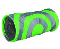 Trixie Peluche Cushy Play túnel, 15 x 35 cm), color gris/verde