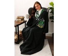 Northwest Manta cÃ³moda con Mangas, Reglas Slytherin, Negro, 48 x 71 Pulgadas