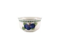 Villeroy & Boch French Garden Modern Fruits Cuenco Ciruela, 750 ml, Porcelana Premium, Blanco/Multicolor