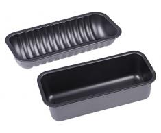 CHG 9841-04 2 Piezas Fuente de Horno Juego de 27 cm x 13 cm x 7 cm y 27 cm x 13 cm x 5 cm