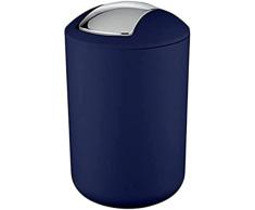 Wenko Papelera 22521100Â Brasil L en Azul Oscuro (19,5Â x 31Â cm)