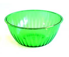 Pica Italia Ensaladera de la LÃnea «Sole», Grande, de plástico, Color Verde, 25 x 25 x 12 cm