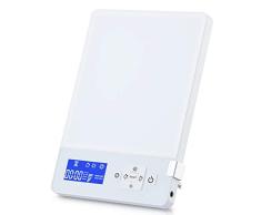 Aourow Lámpara de Luz Diurna LED 10000 Lux,Blanca FrÃa,Lámparas de Luz Diurna con Brillo Ajustables con Temporizador y Pantalla,Color Doble Azul y Blanco,Aumento de EnergÃa Lámpara de Escritorio