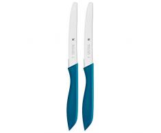 WMF Cuchillo para Aperitivos y Embutidos, Color Azul, Acero Inoxidable, 31.5 x 9 x 2 cm, 2