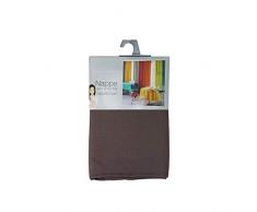 DOUCEUR DINTERIEUR - 1720413, Mantel Rectangular, 140 X 300 Cm, Essentiel, PoliÃ©ster Liso, Marron