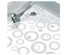 Sealskin Alfombra de BaÃ±o Antideslizante Autoadhesivo, 14.5 x 14.5 x 0,7 cm, PVC, Transparente, 6 piezas