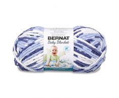 Bernat Tamaño pequeño 201 m 300 G Ovillo de Lana Ovillo de poliéster Manta para bebé, Azul Twist