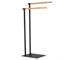 Sealskin Brix Toallero, Metal, Madera, Negro