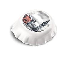 Koziol 3773525Â Plopp London abrebotellas con impresiÃ³n, plÃ¡stico termoplÃ¡stico, Color Blanco, 8.5Â x 7.7Â x 2.4Â cm