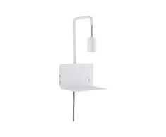Paulmann 79812 Aplique de lectura Calvani mÃ¡x. 40 W, lÃ¡mpara de lectura de pared, blanco, luz de lectura, metal, iluminaciÃ³n mural E27