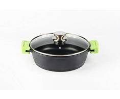 Vier 802-24 Cacerola, Negro, 24 cm