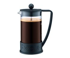 Bodum 10938-01SA Brazil - Cafetera de pistÃ³n (plÃ¡stico, 8 tazas, 1 liter)