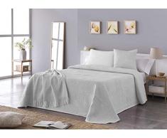 Vialman Colcha. Blanco Cama de 135 cm: 230 cm x 270 cm 11